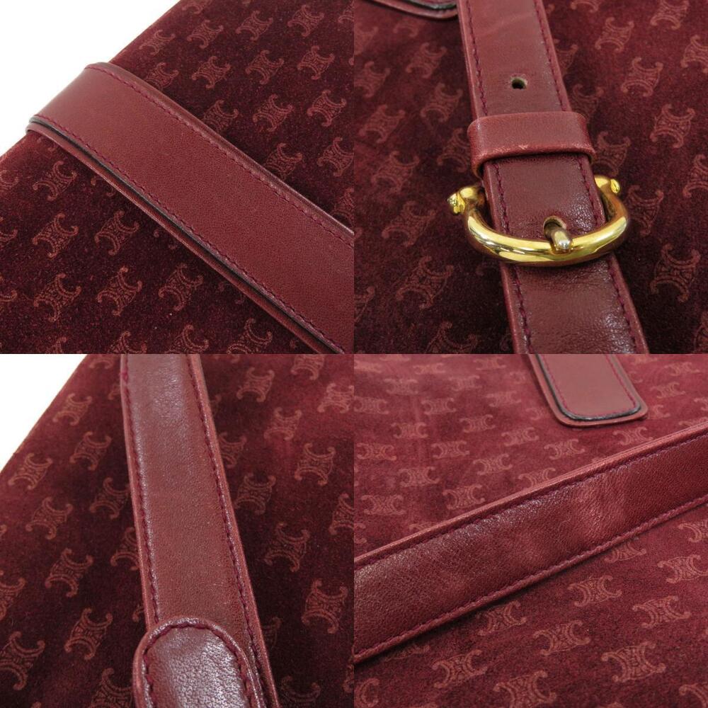 Celine Macadam shoulder bag suede leather - Picture 8 of 11